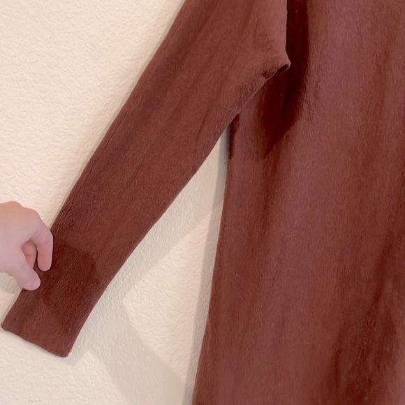 Vince Women’s Pull Over Sweater Small Brown Wool & Cashmere Comfy Contemporary - Picture 5 of 12